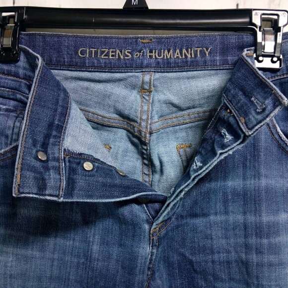 C of H Women's Button Straight Leg Blue Jeans - Picture 3 of 12